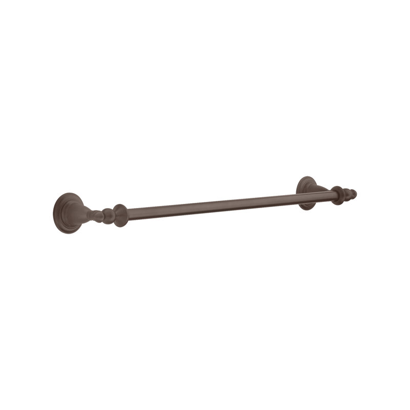 Victorian Wall Mounted Towel Bar, Venetian Bronze, 24" L