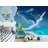 Blue Whale Cartoon Nightscape Removable Wallpaper-1378414120
