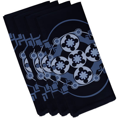 Atchison Polyester Geometric Square Napkin