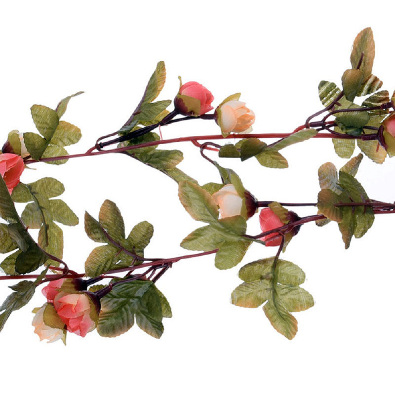 200cm Faux Rose Garland