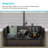 33'' L x 22‘’ W Quartz Drop-In Single Bowl Kitchen Sink with Sink Grid, Strainer and Roll-up Rack
