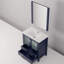 Meuble-lavabo de salle de bain 18,25 po D, plateau en céramique et 22 po Miroir-472491053-472491055