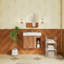 Meuble-lavabo mural simple 27,2 po avec comptoir en céramique-1054248499
