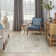 Quam Abstract Modern Machine Woven Area Rug in Cream/Gray