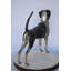 Germantown Foxhound Dog Bronze Statue -  Size: 31"L x 7"W x 24"H.