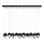 Chrysalis 10 - Light Kitchen Island Geometric Pendant