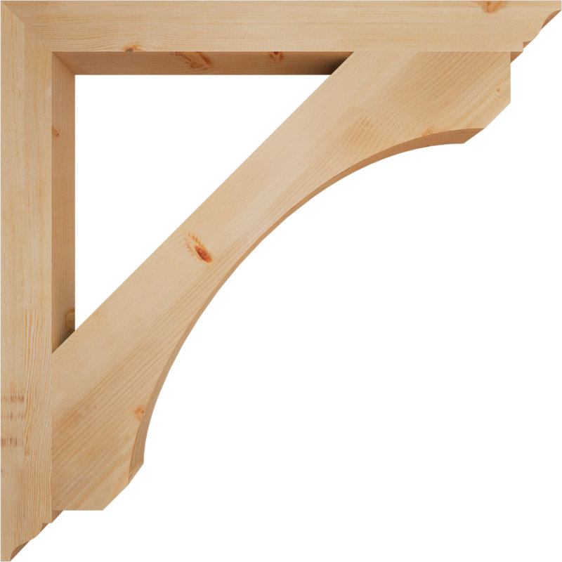 Support traditionnel lisse l 3 1/2 po x P 44 po x H 44 po, sapin Douglas, Douglas (lisse), H 44 po x l 3,5 po x P 44 po