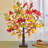 22'' Faux Maple Tree in Metal Freestanding