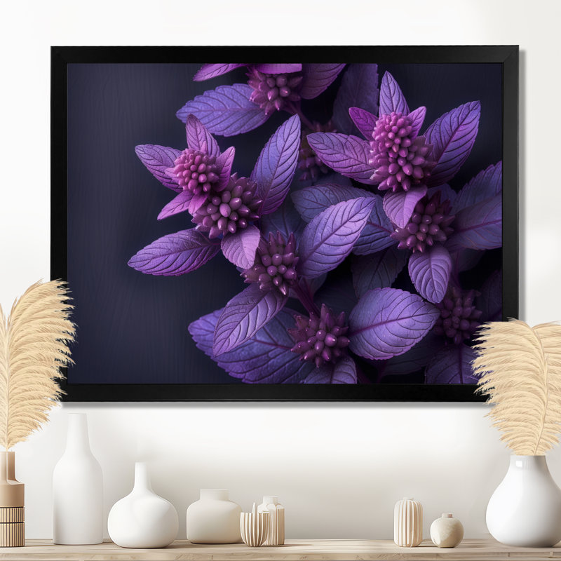 Girouge - Eucalyptus, art mural, Cadre photo noir, H 12 po x l 20 po