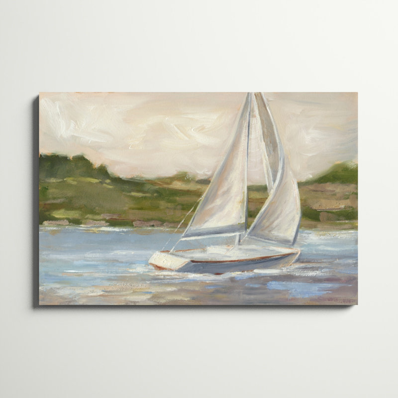 «Off the Coast II», peinture sur toile, H 32 po x l 48 po