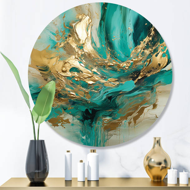 Mercer41 Glam Abstract Wall Decor on Metal & Reviews | Wayfair