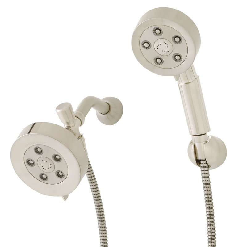 Neo Multi-Function Dual Shower Head, Brushed Nickel