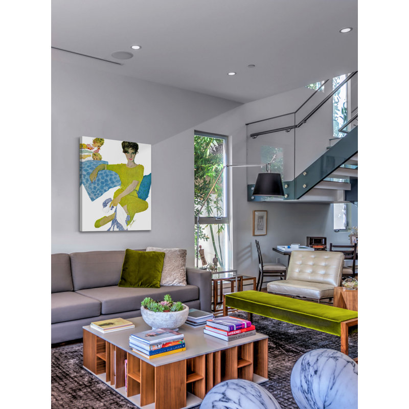 The Girl Who Pretended 39" x 30" Canvas Art Print