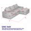 Canapé modulaire en velours Corduroy Cloud-292584202
