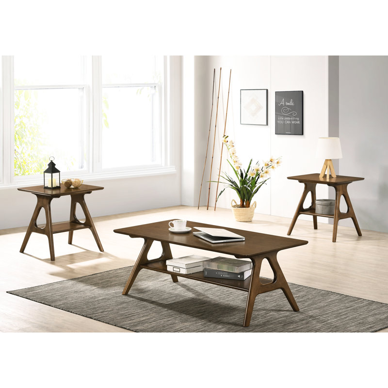Ensemble de tables basses 3 pièces Mid-Century