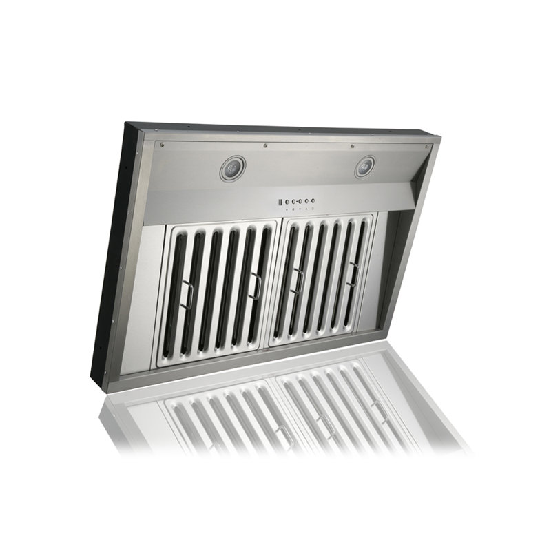 Kobe Range Hoods 36" Stainless Steel 1100 CFM Ducted (Vented) Insert Range Hood with Baffle Filter