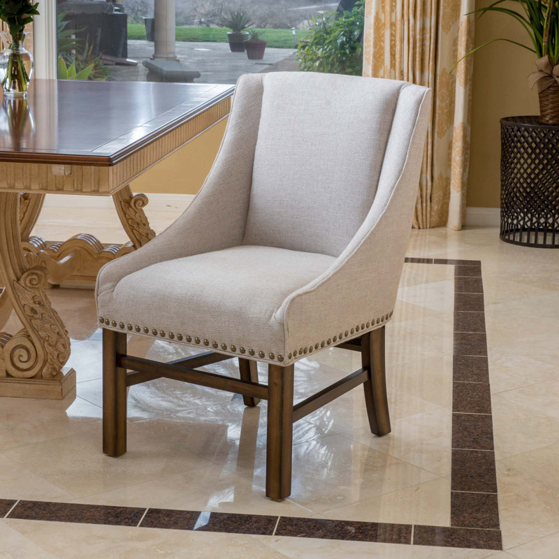 Chaise de salle à manger, Gris clair