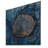 Golden Dark Sapphire Wood Slide Veins V - Forest Wood Wall Art - On Natural Pine Wood-474754751