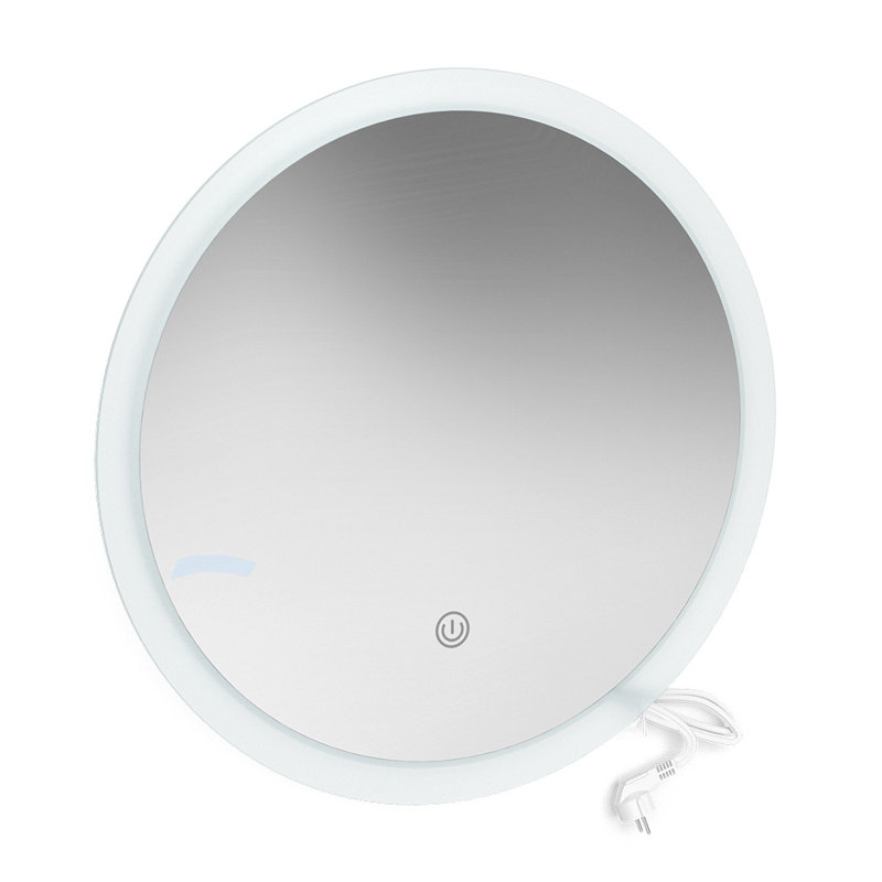 Nappanee Glass Flat Wall Mirror, 50cm H x 50cm W