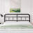 40” Black Metal Headboard-1178825811