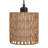 Barbetta Rattan Tree Floor Lamp With 3 Bulbs Included and Double Shade