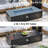  56-Inch Rectangle Iron Gas Fire Pit Table, Includes Tank Cover and Wind Guard-2088043293