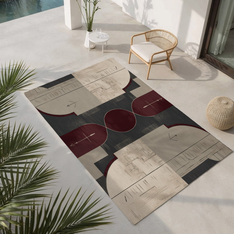 Tapis intérieur et extérieur Grand Epoch, Rectangle 1 pi 6 po x 2 pi 6 po