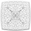 Canora Grey Patio Table White 20.9"X20.9"X20.9" Cast Aluminum-1776750395