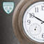 Horloge murale 21 po avec rétroéclairage lumineux Aerick