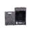 Square Steel Propane Smokeless Fire Column