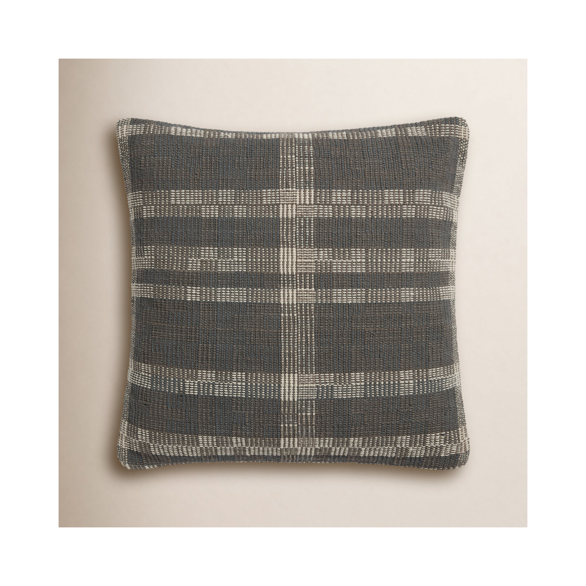 Amber Lewis x Loloi Cove Smoke / Natural Pillow, Pillow Cover Only - No Insert