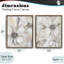 Ensemble de cadres flottants 2 pièces Sandstone Tinted Blooms, design par Carol Robinson-183573623-183573640