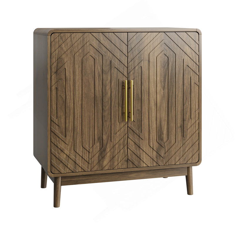 Buffet avec rangement, buffet sculpté à 2 portes, armoire d'appoint multifonctionnelle avec panneau à couches réglables pour le salon, le vestibule, le couloir, le bureau, la cuisine et la salle à manger