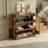 Bamboo Four-Tier Shoe Rack Storage Rack, Sturdy, Durable And Space-Saving, Suitable For Storing Shoes In Entryways, Wardrobes, Dormitories And Garages.-1321373872