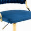 Pia Ricco Velvet Task Chair-481248890