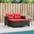 Fairlawn 48'' Wide Rectangle Patio Sofa with Cushions