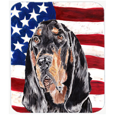 Planche à découper en verre Patriotic Coonhound
