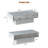 Modern Rectangular Coffee Table with Storage – Unique Design and 16-Level Adjustable Brightness