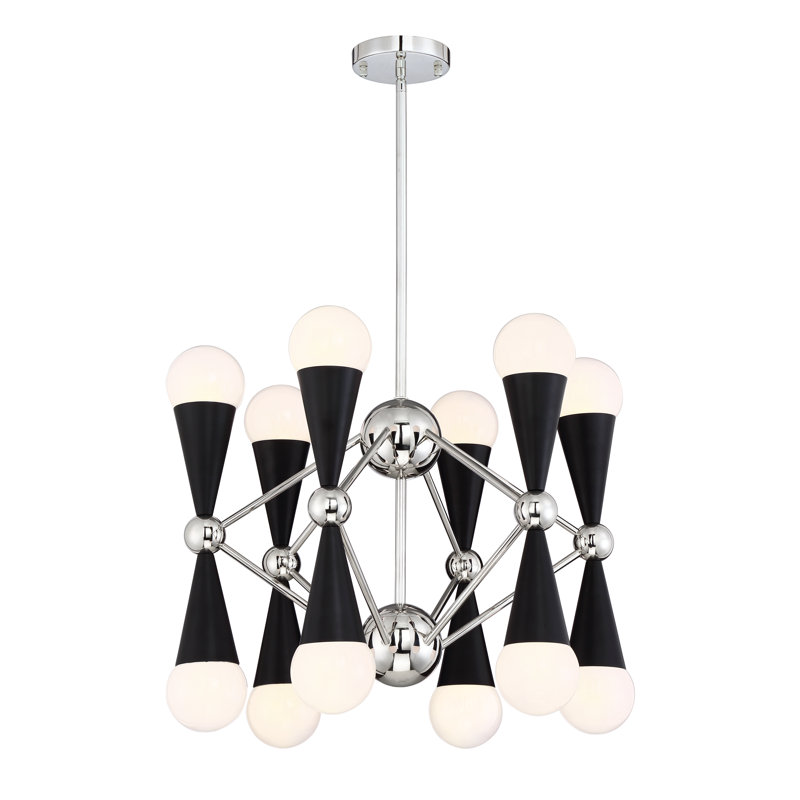Lustre géométrique 12 lumières unique/statement Mariya