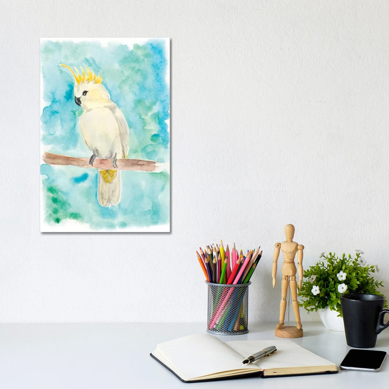 Sweet Tropical Bird II by Regina Moore - Wrapped Canvas Gallery-Wrapped Canvas Giclée, 30.48cm H x 20.32cm W