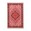 Tapis rose tissé à envers lavable traditionnel Mosso-706726910