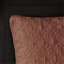 Courtepointe réversible 3 pièces en argile rouge très grand / très grand - idéale pour l'été ou l'hiver, courtepointe, rembourrage doux en coton prélavé et 2 taies décoratives, lavable à la machine-117581194-117581196