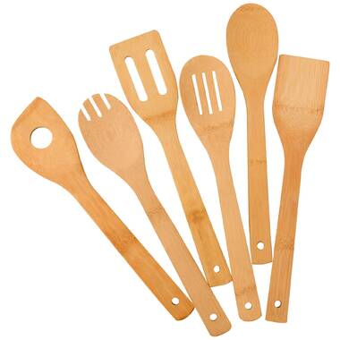 Home Basics 6 Piece Bamboo Kitchen Tool Set