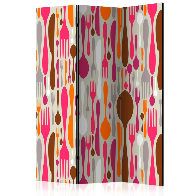Lampron 172cm H Folding Room Divider, 3