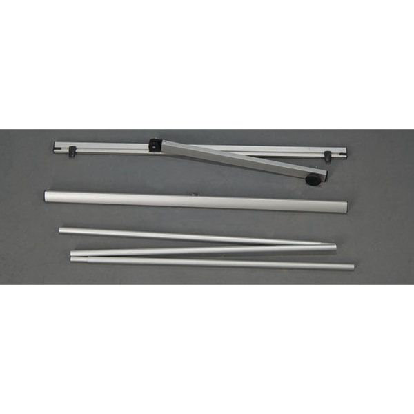 Porte-bannières rapide sur pied, H 79,92 po x l 31,73 po x P 20,08 po