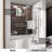 60'' - W x 60'' H Sliding Frameless Tub Door with Clear Glass-98154823