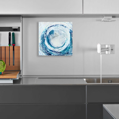 «Ocean Eye II» par Renee W Stramel, art mural en verre acrylique