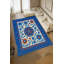 Tapis vert tissé à motif lavable Mosso-1521718305