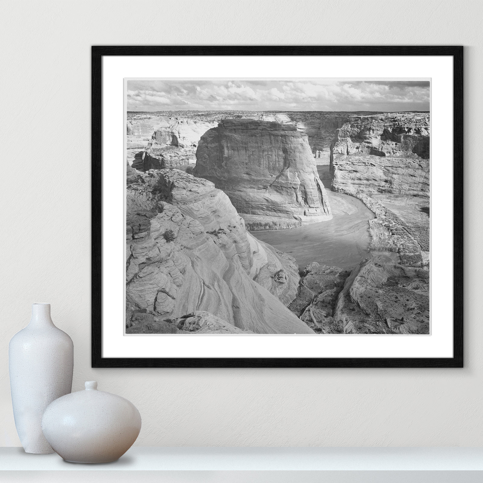 Canyon De Chelly Arizona 2 by Adams, Black, 21.5" H x 25.5" W x 0.75" D