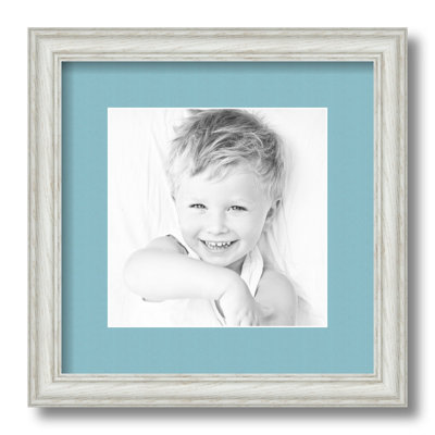Wood Matte Picture Frame with Mat